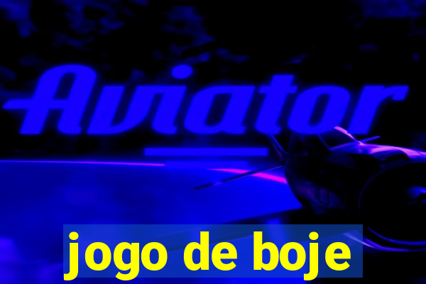 jogo de boje