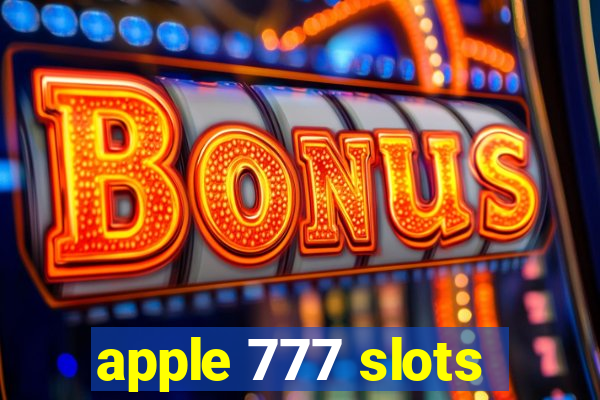 apple 777 slots