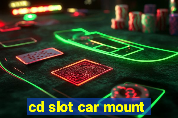 cd slot car mount