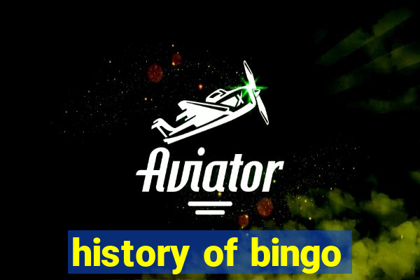 history of bingo