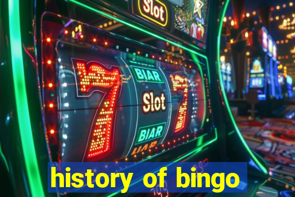 history of bingo