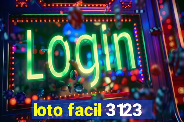 loto facil 3123