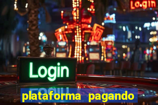 plataforma pagando no cadastro slots