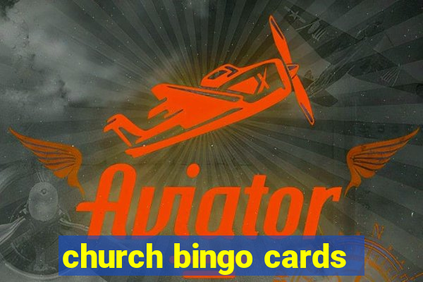 church bingo cards