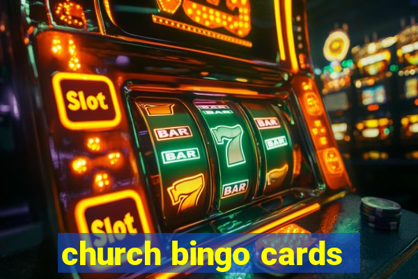 church bingo cards