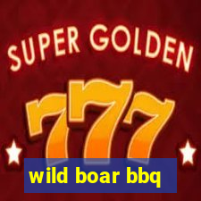 wild boar bbq