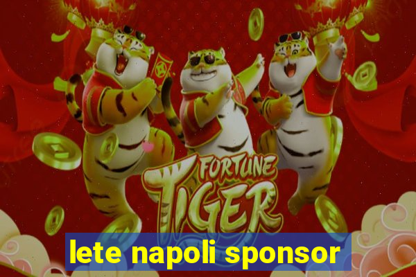 lete napoli sponsor