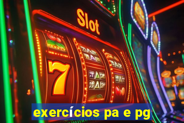 exercícios pa e pg