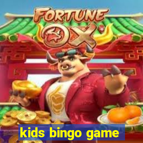 kids bingo game