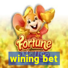 wining bet