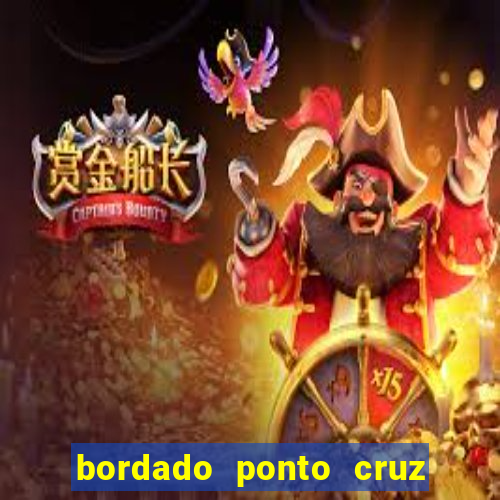 bordado ponto cruz do corinthians