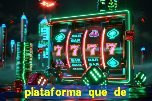 plataforma que de b么nus no cadastro