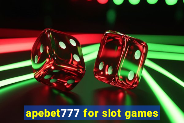 apebet777 for slot games