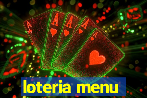 loteria menu