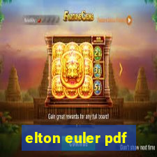 elton euler pdf