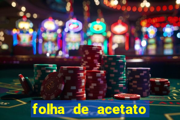 folha de acetato onde comprar