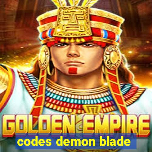 codes demon blade