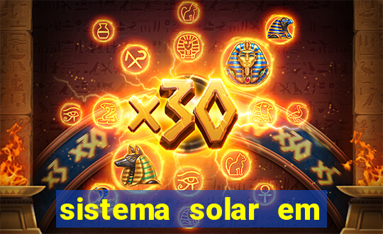 sistema solar em tempo real