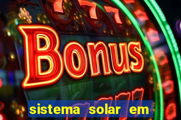 sistema solar em tempo real