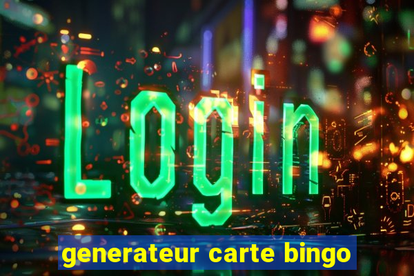 generateur carte bingo