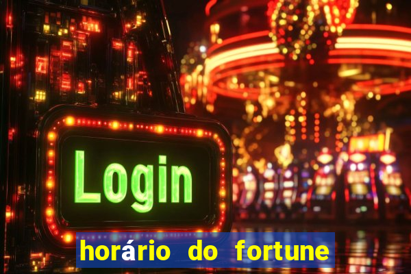 horário do fortune rabbit hoje