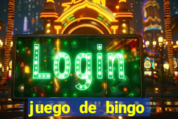 juego de bingo para ganar dinero