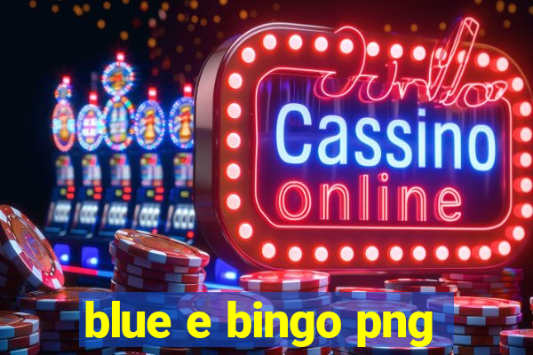 blue e bingo png