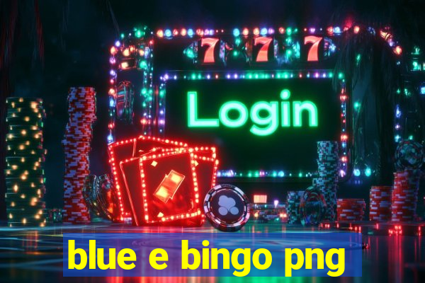 blue e bingo png