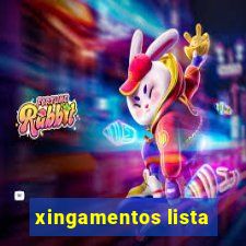 xingamentos lista