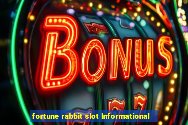 fortune rabbit slot Informational