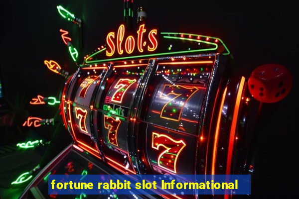 fortune rabbit slot Informational