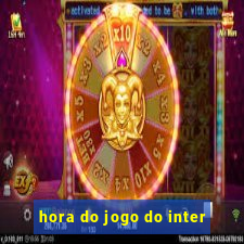 hora do jogo do inter