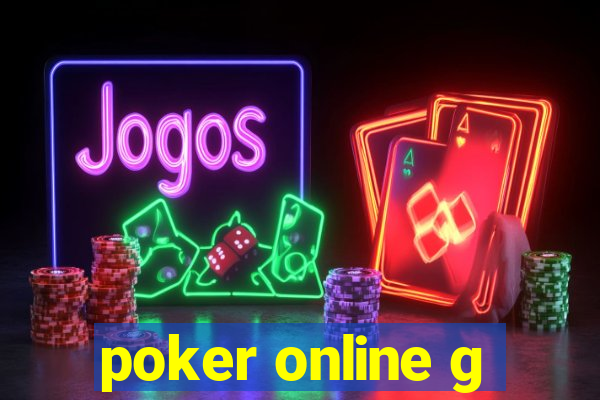 poker online g