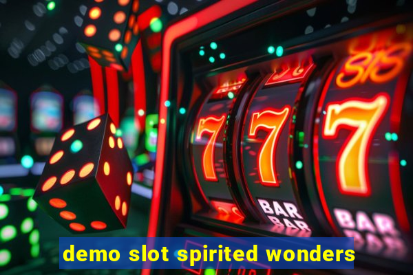 demo slot spirited wonders