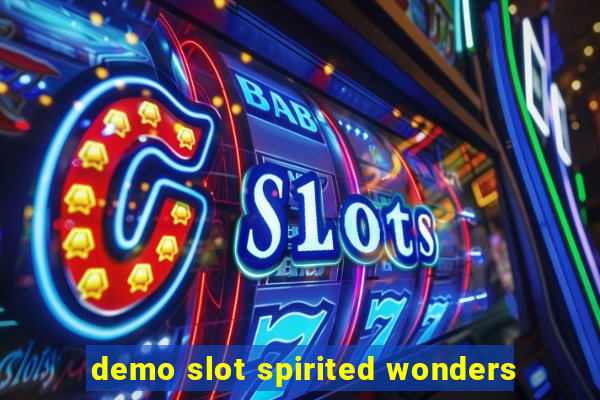 demo slot spirited wonders