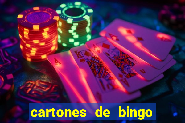 cartones de bingo para imprimir