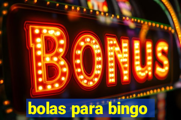 bolas para bingo