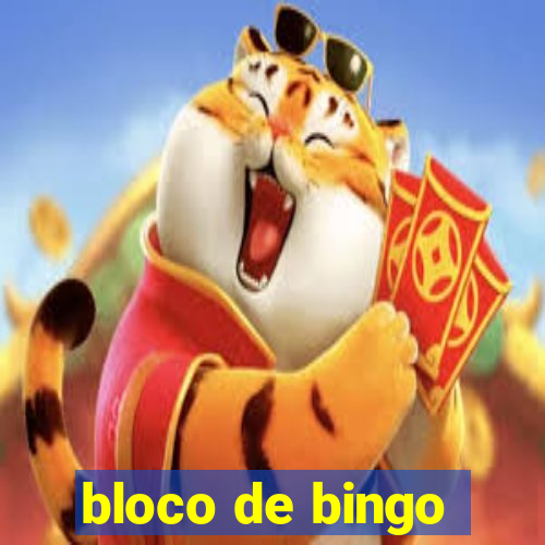 bloco de bingo