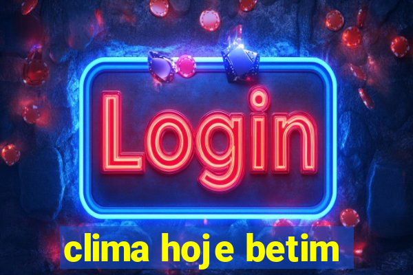 clima hoje betim