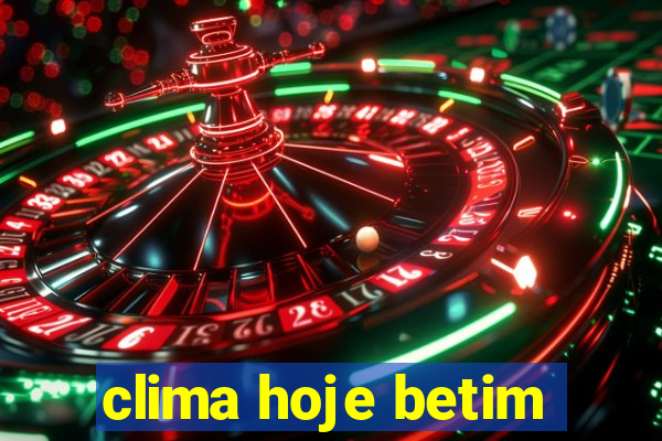 clima hoje betim