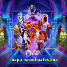 mapa israel palestina