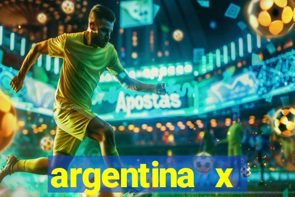 argentina x colombia palpites