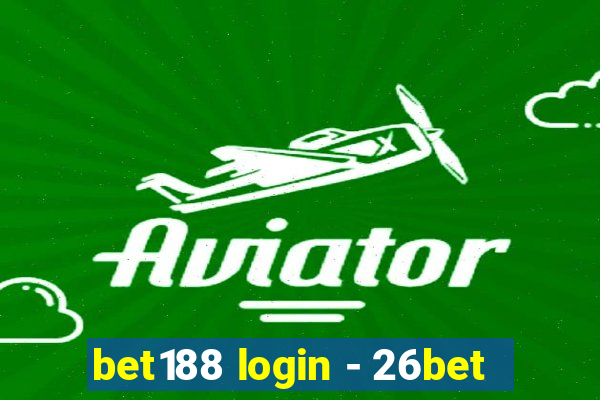 bet188 login - 26bet