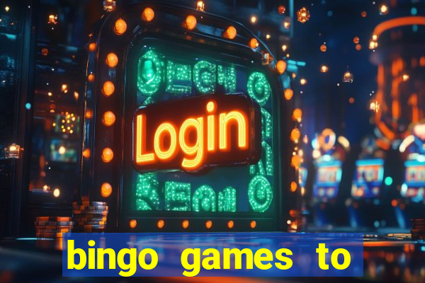 bingo games to play at home