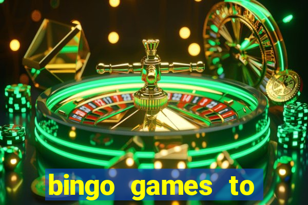 bingo games to play at home