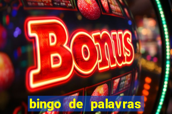 bingo de palavras para o 4 ano