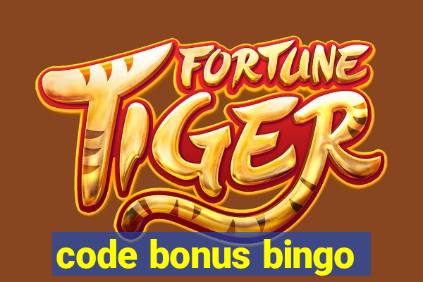 code bonus bingo