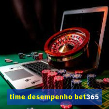 time desempenho bet365