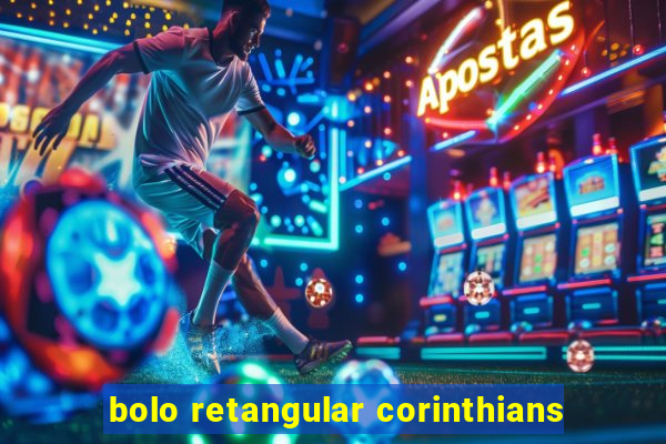 bolo retangular corinthians