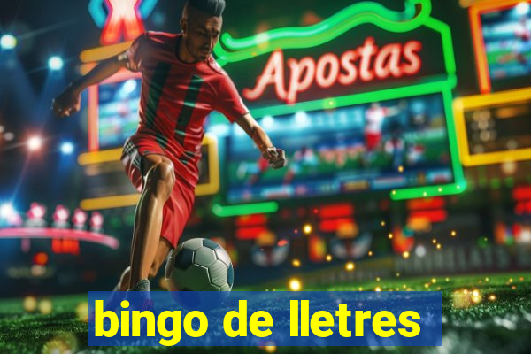 bingo de lletres